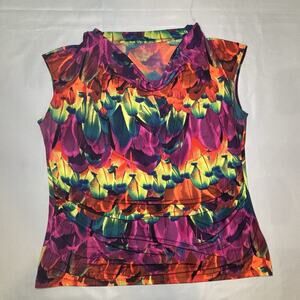 Worthington Women’s Plus Size Blouse Size 2X Multicolor Top